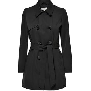 ONLY dam Jacka onlvalerie trenchcoat Otw Noos, svart, XS ONLY dam Jacka onlvalerie trenchcoat Otw Noos, svart, XS