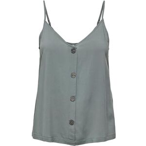 ONLY Onlnelly Life Button Singlet Solid Noos, Balsamgrön, 46 ONLY Onlnelly Life Button Singlet Solid Noos, Balsamgrön, 46