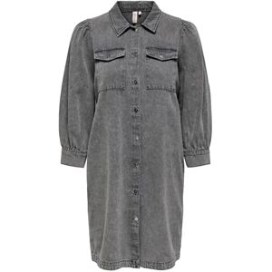 ONLY Onlfelica DNM Dress Noos, Medium grå denim, S ONLY Onlfelica DNM Dress Noos, Medium grå denim, S