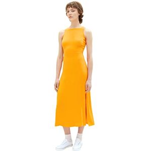 TOM TAILOR Denim Dam 1036606 klänning, 31684-Bright Mango orange, XS, 31684 – ljus mango orange, XS TOM TAILOR Denim Dam 1036606 klänning, 31684-Bright Mango orange, XS, 31684 – ljus mango orange, XS