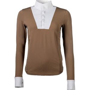 HKM Virginia långärmad Tävlingströja för kvinnor, Taupe, L HKM Virginia långärmad Tävlingströja för kvinnor, Taupe, L