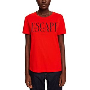 ESPRIT Collection Damer 082EO1K322 T-shirt, 630/RED, XS ESPRIT Collection Damer 082EO1K322 T-shirt, 630/RED, XS