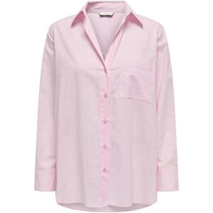 ONLY Onlsalina L/S Shirt WVN, Rosa dam, S ONLY Onlsalina L/S Shirt WVN, Rosa dam, S