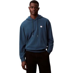 Calvin LS 350terry EU Whsl Badge Hoodie Lv04rc274g tröjor, blå (marinblå), XXL Plus herr, Marinblå, XXL stor Calvin LS 350terry EU Whsl Badge Hoodie Lv04rc274g tröjor, blå (marinblå), XXL Plus herr, Marinblå, XXL stor