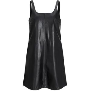 JJXX JACK & JONES dam Jxstella PU kort klänning OTW klänning, svart, M JJXX JACK & JONES dam Jxstella PU kort klänning OTW klänning, svart, M
