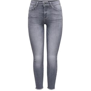 ONLY Onlblush Mid Skin ANK Rw DNM Tai270 Noos, Medium grå denim, (L) W x 34L ONLY Onlblush Mid Skin ANK Rw DNM Tai270 Noos, Medium grå denim, (L) W x 34L