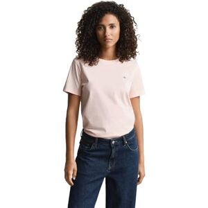 GANT REG Shield SS T-shirt, Pionrosa, XS GANT REG Shield SS T-shirt, Pionrosa, XS