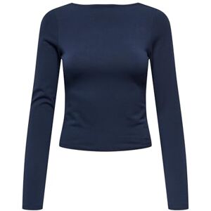 ONLY Onlkiss Life Ls Open Bac Top Cc JRS Noos, marinblå blazer, M ONLY Onlkiss Life Ls Open Bac Top Cc JRS Noos, marinblå blazer, M