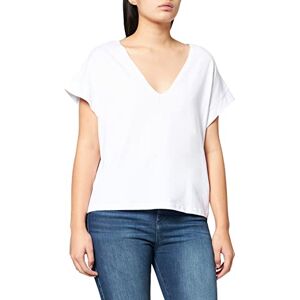 DESIRES Dam Dinea V-ringad T-shirt, Vit, L DESIRES Dam Dinea V-ringad T-shirt, Vit, L