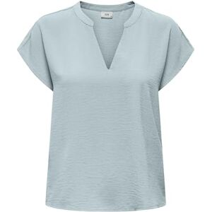 JDY lion Life S/S Top WVN Noos, Silverblå, 36 JDY lion Life S/S Top WVN Noos, Silverblå, 36