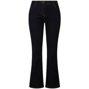 Ulla Popken dam bootcut jeans, Mörkblå denim, 38W x 30L Ulla Popken dam bootcut jeans, Mörkblå denim, 38W x 30L