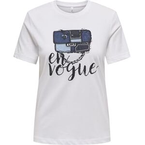 ONLY Onlemma Life Reg S/S Lady Top Box JRS, Ljus vit, L ONLY Onlemma Life Reg S/S Lady Top Box JRS, Ljus vit, L