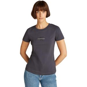 Calvin dam S/S T-shirt, Svart (ebenholt), XXS Calvin dam S/S T-shirt, Svart (ebenholt), XXS