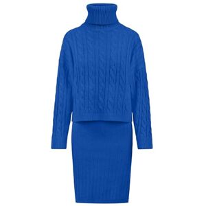 APART Fashion APART stickset av en ärmlös klänning och en tröja, Kungsblå, 42 APART Fashion APART stickset av en ärmlös klänning och en tröja, Kungsblå, 42