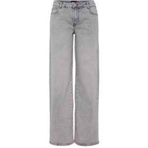 PIECES Pcselma Lw Wide Jeans Lg Noos Bc, Ljusgrå denim, 29W / 32L PIECES Pcselma Lw Wide Jeans Lg Noos Bc, Ljusgrå denim, 29W / 32L