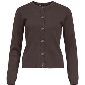 Object Objester SLI L/S stickad kofta Noos, Försegling brun, S Object Objester SLI L/S stickad kofta Noos, Försegling brun, S
