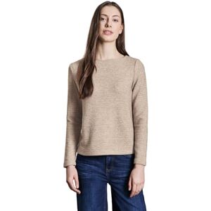 Street One Stickad damtröja med look, strukturtröja, Honung Sand Mel., 40 Street One Stickad damtröja med look, strukturtröja, Honung Sand Mel., 40