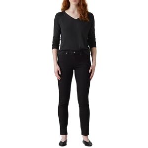 Levi's Classic Skinny Jeans för kvinnor, Mjuk svart lins, 31W / 28L Levi's Classic Skinny Jeans för kvinnor, Mjuk svart lins, 31W / 28L