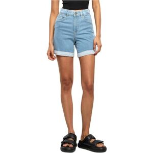 Urban Classics Dam Ladies Organic Stretch Denim 5 Pocket Shorts Jeans Shorts, Klar blå blekt, 29 Urban Classics Dam Ladies Organic Stretch Denim 5 Pocket Shorts Jeans Shorts, Klar blå blekt, 29