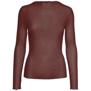 VERO MODA Vmines Ls O-hals tröja långärmad tröja, Eldtegel, S VERO MODA Vmines Ls O-hals tröja långärmad tröja, Eldtegel, S