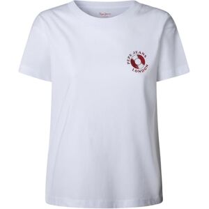 Pepe Jeans dam BERILA t-shirt, vit (vit), L, Vit (vit), L Pepe Jeans dam BERILA t-shirt, vit (vit), L, Vit (vit), L