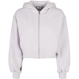 Urban Classics Damsweatshirt, överdimensionerad dragkedja, jacka, Softlilac, 3XL Urban Classics Damsweatshirt, överdimensionerad dragkedja, jacka, Softlilac, 3XL