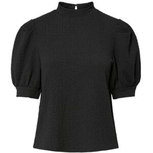 PIECES Pcjamal 2/4 High Neck Top JRS Bc, svart, M PIECES Pcjamal 2/4 High Neck Top JRS Bc, svart, M