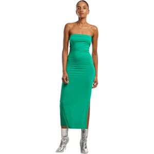 Urban Classics Damklänning, damklänning, bandeau midiklänning, axelbandslös bandeau klänning i midilängd, storlekar XS – 5XL, froggreen, XS Urban Classics Damklänning, damklänning, bandeau midiklänning, axelbandslös bandeau klänning i midilängd, storlekar XS – 5XL, froggreen, XS