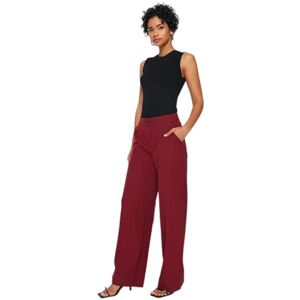 Trendyol Lacivert raka byxor boxershorts barn dam, Vinröd, 28 Trendyol Lacivert raka byxor boxershorts barn dam, Vinröd, 28