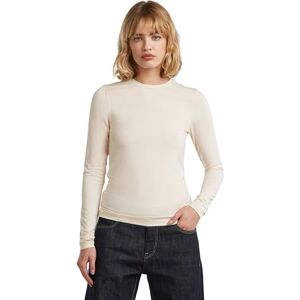 G-STAR Crew Slim t ls wmn, Vit (Dk Talc D27964-e299-a488), S G-STAR Crew Slim t ls wmn, Vit (Dk Talc D27964-e299-a488), S