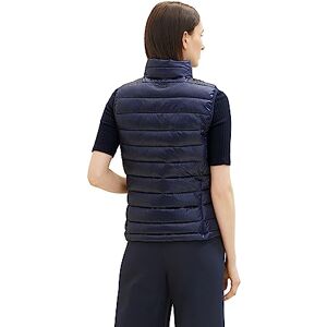 TOM TAILOR lätt quiltad väst för kvinnor, 10668-sky Captain Blue, 3XL TOM TAILOR lätt quiltad väst för kvinnor, 10668-sky Captain Blue, 3XL