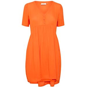 KAFFE Katara kortärmad klänning ledig dam, Vermillion orange, 36 KAFFE Katara kortärmad klänning ledig dam, Vermillion orange, 36