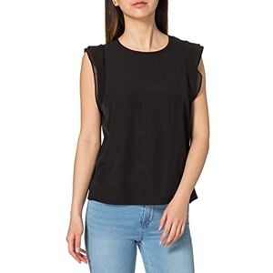 VERO MODA Dam Vmodelia Cap Sleeve VMA Top, svart, S VERO MODA Dam Vmodelia Cap Sleeve VMA Top, svart, S
