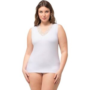 Ulla Popken Ulla popkar, damer, stora storlekar, undertröja, bambuspets, Snövit, 42-44 Ulla Popken Ulla popkar, damer, stora storlekar, undertröja, bambuspets, Snövit, 42-44