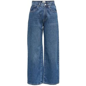 ONLY Female Straight Fit Jeans ONLHope Life Ex HW Wide, Mellanblå denim, 29W / 32L ONLY Female Straight Fit Jeans ONLHope Life Ex HW Wide, Mellanblå denim, 29W / 32L