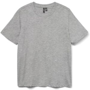 VERO MODA VMPAULINA SS T-shirt GA JRS NOOS, Ljusgrå melange, XS VERO MODA VMPAULINA SS T-shirt GA JRS NOOS, Ljusgrå melange, XS