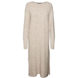 VERO MODA Bestseller A/S VMLEFILE LS båthals Calf Dress NOOS klänning, björk/detalj:W. Melange, XS, Birch/Detail:w. Melange, XS VERO MODA Bestseller A/S VMLEFILE LS båthals Calf Dress NOOS klänning, björk/detalj:W. Melange, XS, Birch/Detail:w. Melange, XS