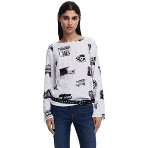 Desigual BLUS_TIQUE, 1000 vit, XS, Vit, XS Desigual BLUS_TIQUE, 1000 vit, XS, Vit, XS