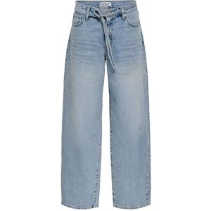 ONLY Dam rak passform jeans ONLGIANNA medium midja ballong cut jeans, Ljusblå denim, 26W / 32L ONLY Dam rak passform jeans ONLGIANNA medium midja ballong cut jeans, Ljusblå denim, 26W / 32L