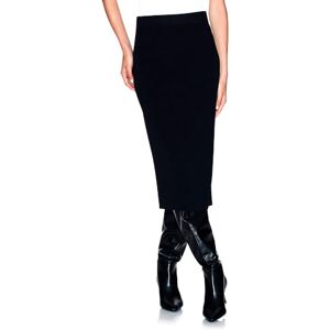 Giorgio Armani Dam Below Knee, sidologotyp bokstäver smal passform, kjol, svart, S, svart, S Giorgio Armani Dam Below Knee, sidologotyp bokstäver smal passform, kjol, svart, S, svart, S