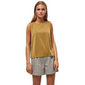 DESIRES Dam Juliet ärmlös blus, Olivgrön, M DESIRES Dam Juliet ärmlös blus, Olivgrön, M