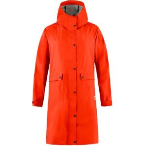 Fjällräven Fjallraven 14500131-214 Vardag Rain Parka W jacka dam flamma orange storlek L Fjällräven Fjallraven 14500131-214 Vardag Rain Parka W jacka dam flamma orange storlek L