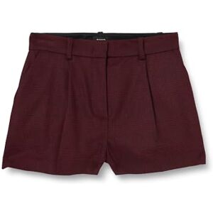 Pinko Sampey Short Flanell Design Casual Shorts Kvinnor, Yz7_vinröd/svart, 32 Pinko Sampey Short Flanell Design Casual Shorts Kvinnor, Yz7_vinröd/svart, 32