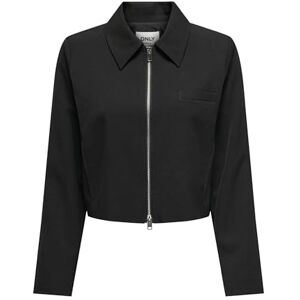 ONLY Onlhelene Life L/S Zip jacka Cc TLR jacka, svart, 42 ONLY Onlhelene Life L/S Zip jacka Cc TLR jacka, svart, 42