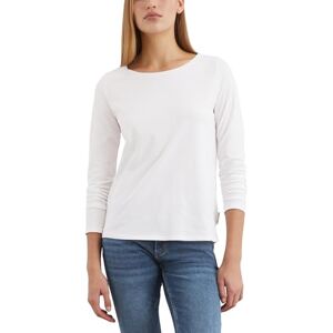 Marc O'Polo Långärmad damtröja av ekologisk bomull normal passform, Vit, M Marc O'Polo Långärmad damtröja av ekologisk bomull normal passform, Vit, M