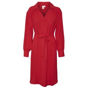 VERO MODA VMRYE L/S V-hals BLK klänning WVN BTQ GA, Salsa, S VERO MODA VMRYE L/S V-hals BLK klänning WVN BTQ GA, Salsa, S