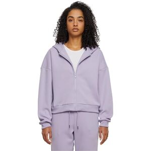 Urban Classics kvinnors damer mysig kort dragkedja huvtröja med huva, Dustylilac, 4XL Urban Classics kvinnors damer mysig kort dragkedja huvtröja med huva, Dustylilac, 4XL