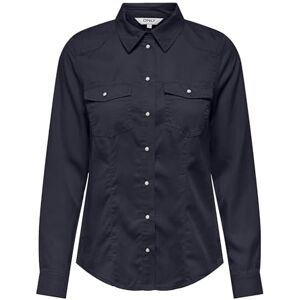 ONLY damskjorta ONLALEXA skjorta, natthimmel, XS ONLY damskjorta ONLALEXA skjorta, natthimmel, XS
