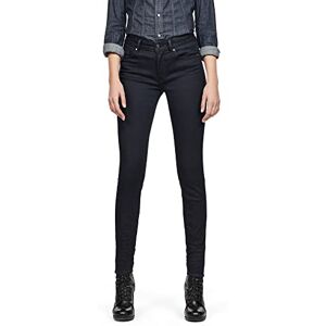 G-STAR RAW Damform, hög midja, superskinny jeans, Blå (nötat D07113-9425-082), 24W x 32L G-STAR RAW Damform, hög midja, superskinny jeans, Blå (nötat D07113-9425-082), 24W x 32L