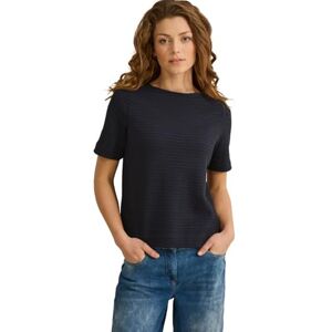 Cecil T-shirt med struktur, Universal blå, XL Cecil T-shirt med struktur, Universal blå, XL